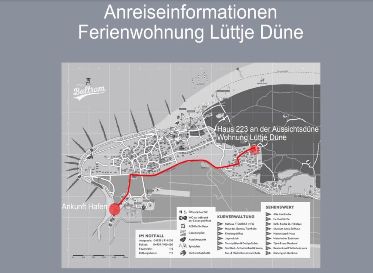 Luettje Duene Lejlighed Baltrum Eksteriør billede